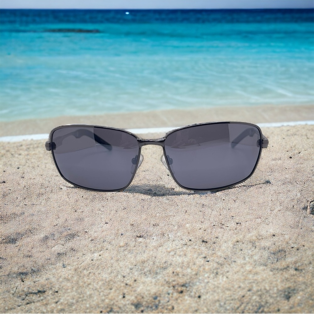 Spiderwire Waylay Fishing Sunglasses Polarized Metal Frame Spring Hinge Gunmetal